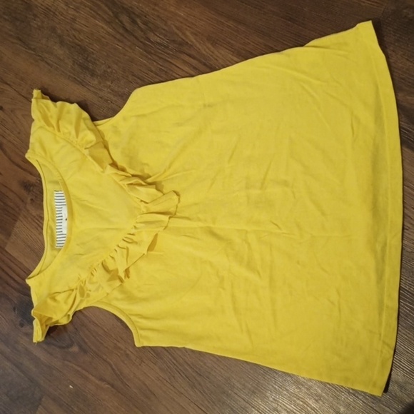 Maeve Yellow Ruffle Tank Top DDD - Picture 1 of 4